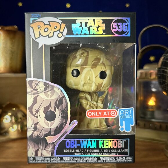 Star Wars Funko Pop!Obi-Wan Kenobi Art Series #536 (Target Exclusive) - Picture 1 of 6